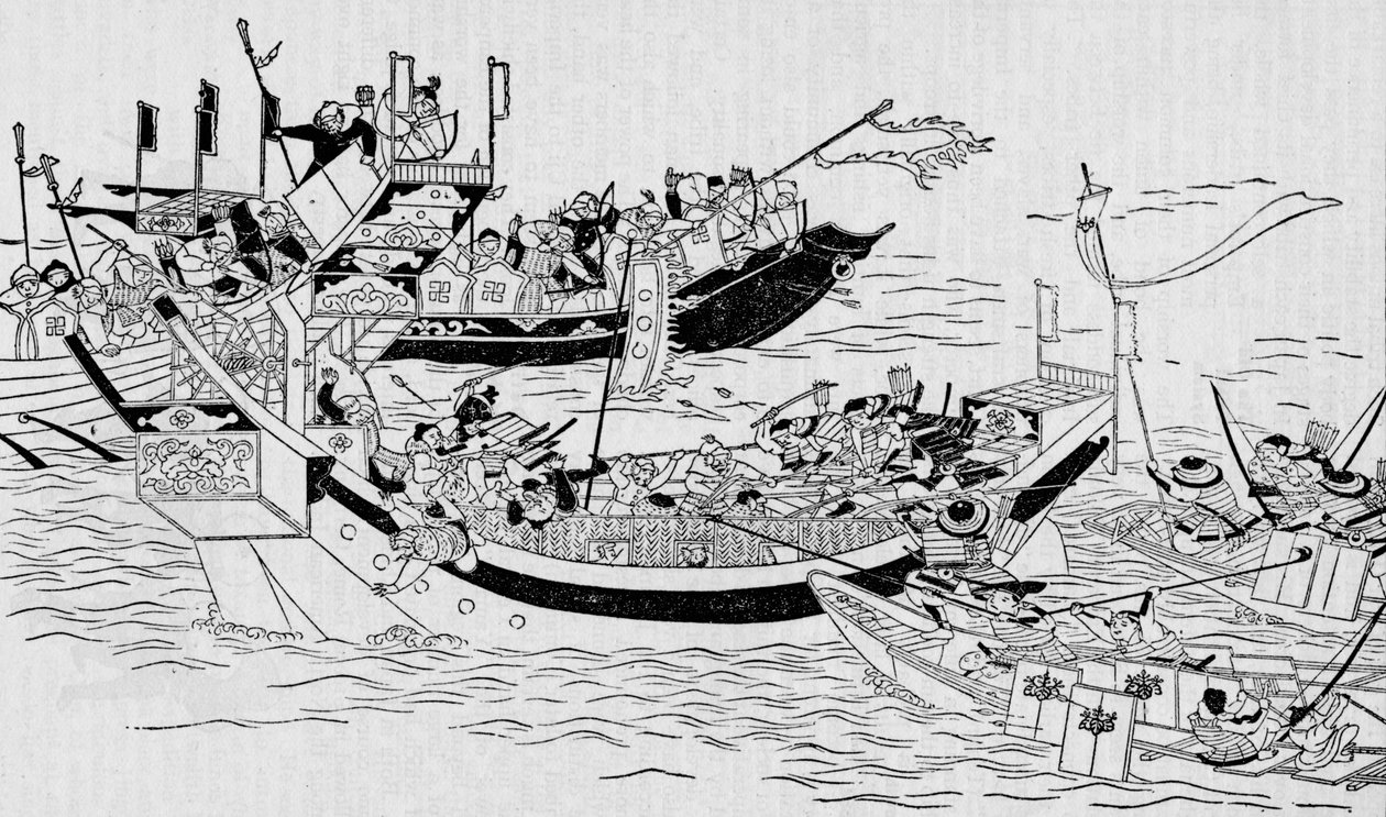Il tentativo di invasione mongola del Giappone, 1281 da Unbekannt