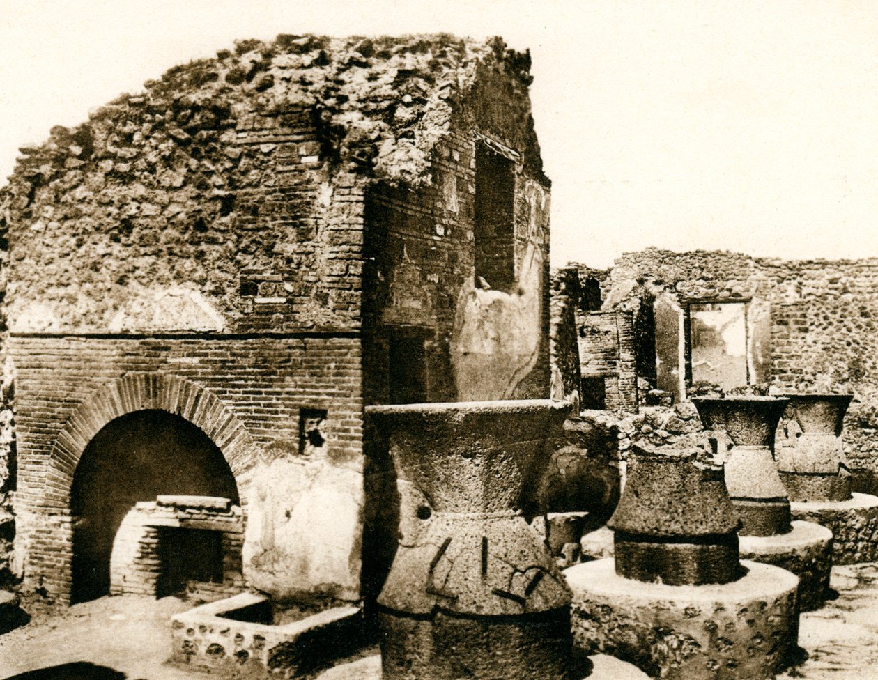 Il forno e il mulino, Pompei, Italia, c1900s da Unbekannt