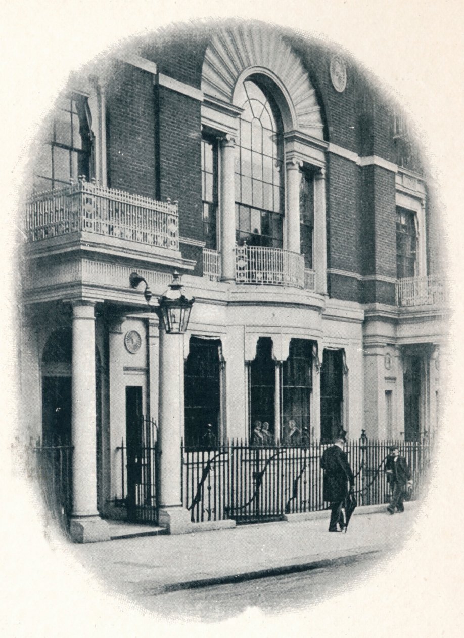 La finestra a bovindo, Boodles Club, Londra da Unbekannt