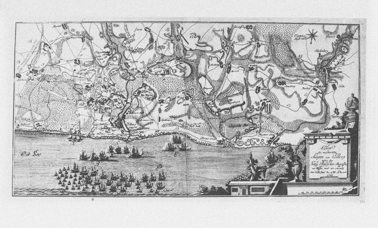 La cattura della fortezza prussiana di Kolberg il 16 dicembre 1761 da Unbekannt