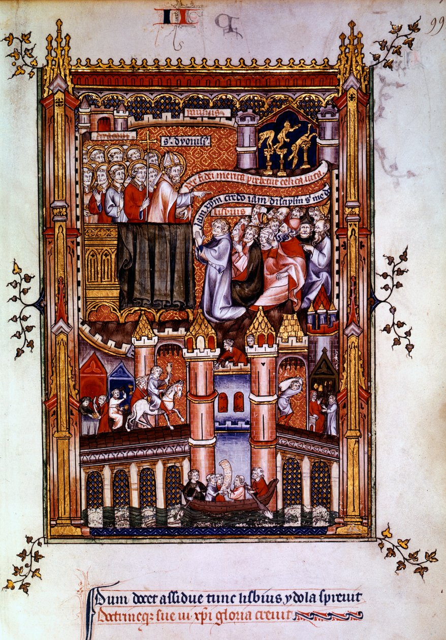 La conversione di Lisbius, 1317 da Unbekannt