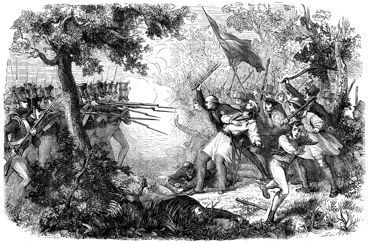 La morte di Thom, alias Sir William Courtenay, Dunkirk, Kent, 1838 da Unbekannt