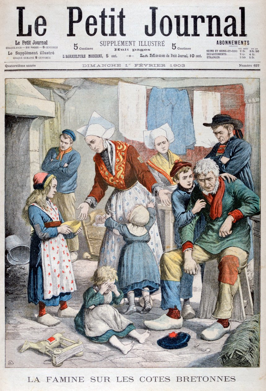 La carestia dei pescatori bretoni, 1903 da Unbekannt