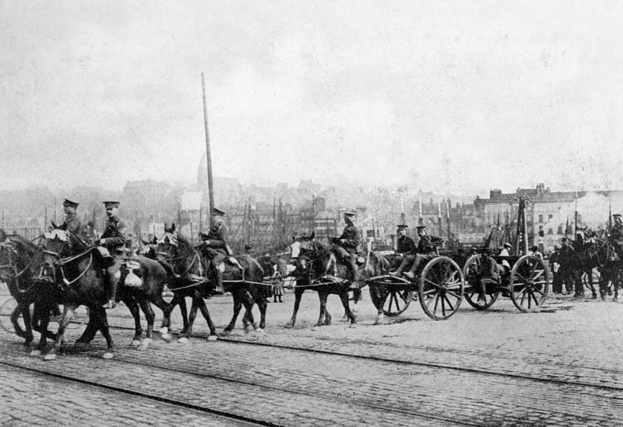Le prime unità della Forza di Spedizione Britannica a Boulogne, Francia settentrionale, 1914 1920 da Unbekannt