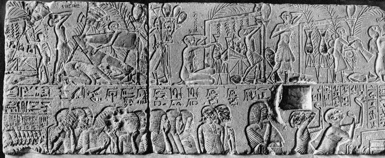 Il funerale di un sommo sacerdote di Menfi, c1350 a.C. 1936 da Unbekannt