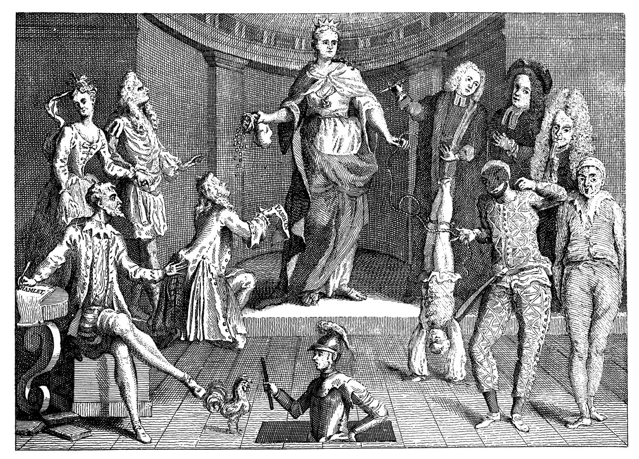 Il giudizio del buon senso della regina, 1736 da Unbekannt