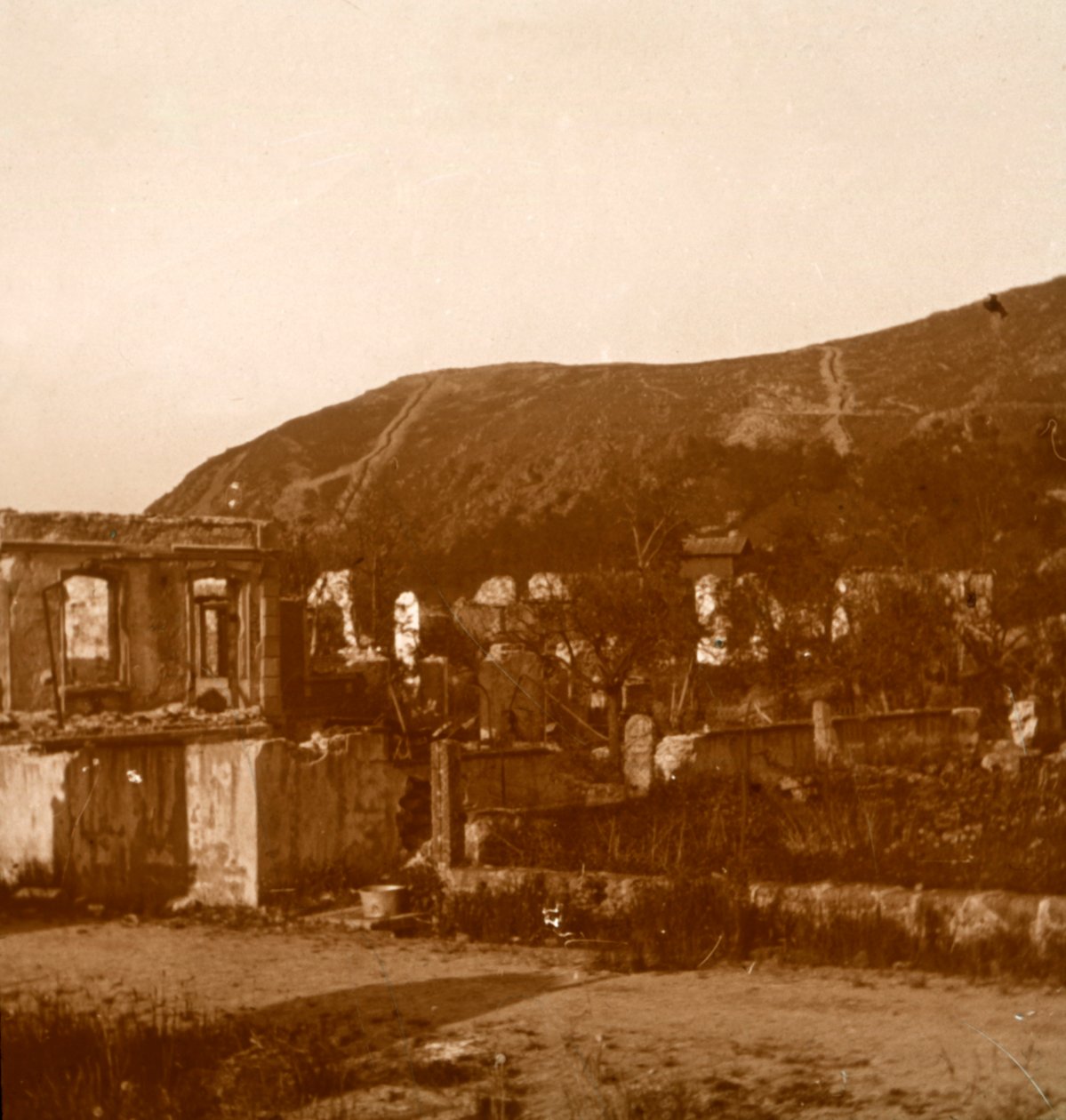Il chiosco, Metzeral, nord della Francia, c1914-c1918 da Unbekannt