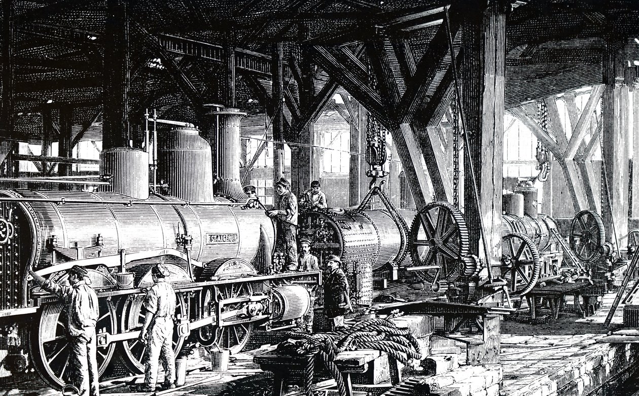 Il piano di produzione della Société Alsacienne de Constructions Mécaniques da Unbekannt