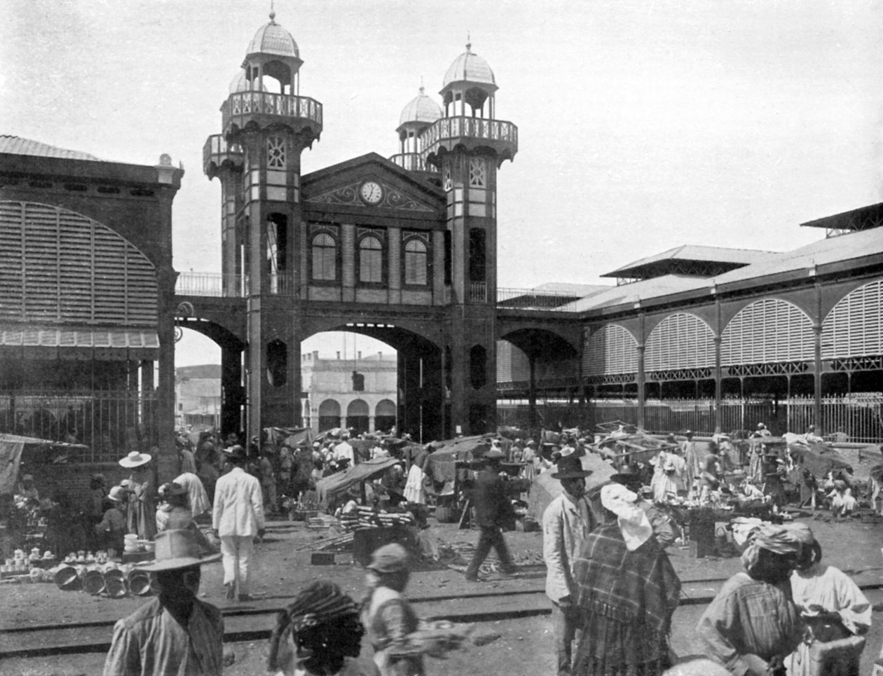 Il mercato, Port-au-Prince, Haiti, 1926 da Unbekannt