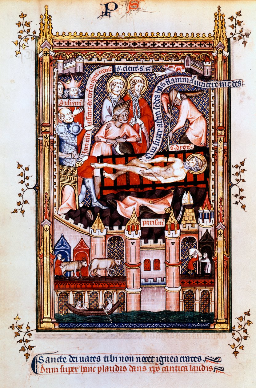 Il martirio di San Dionigi, 1317 da Unbekannt