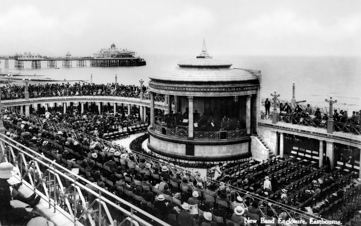 Il nuovo recinto della banda, Eastbourne, East Sussex, inizio XX secolo da Unbekannt