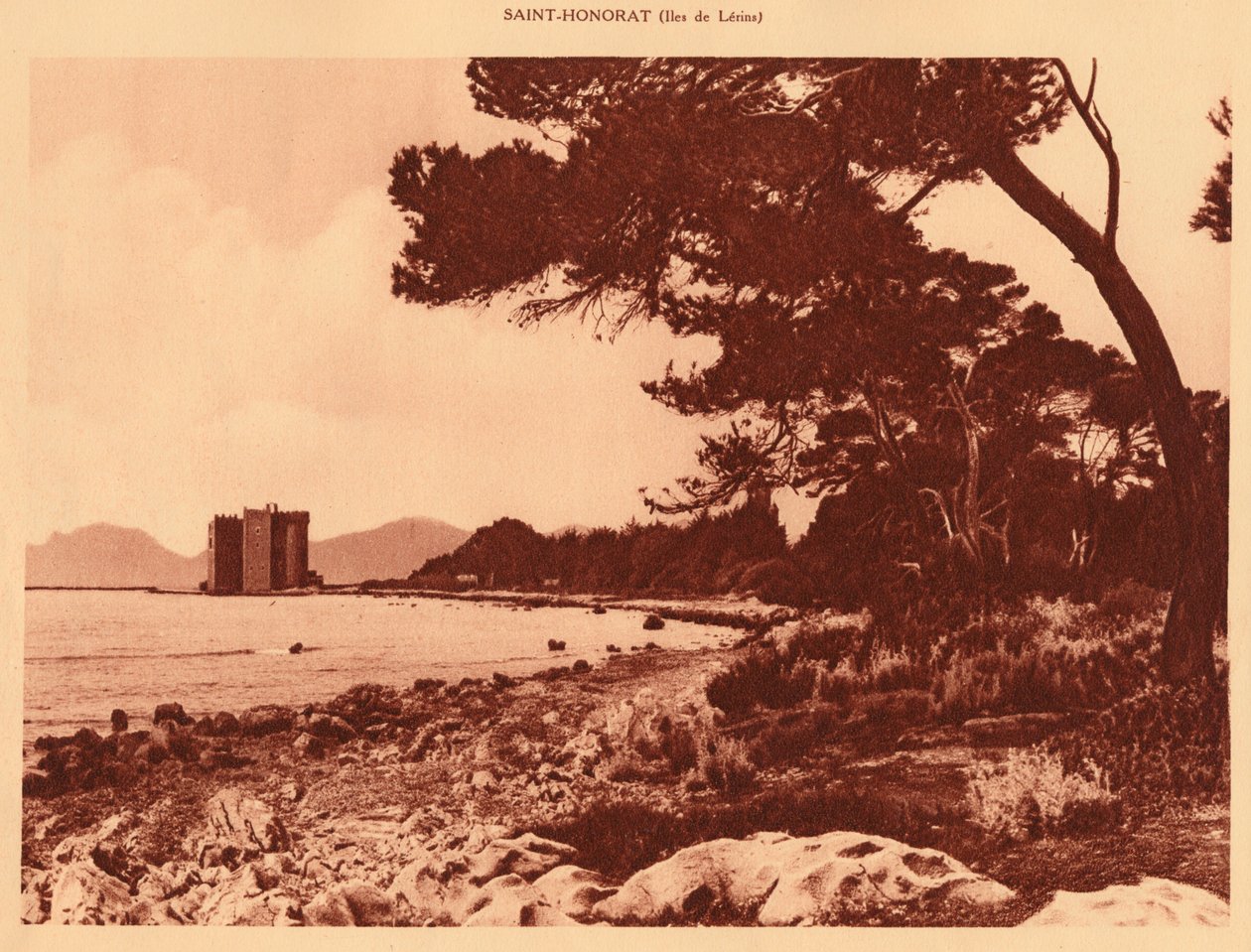 Il vecchio monastero, Saint-Honorat da Unbekannt