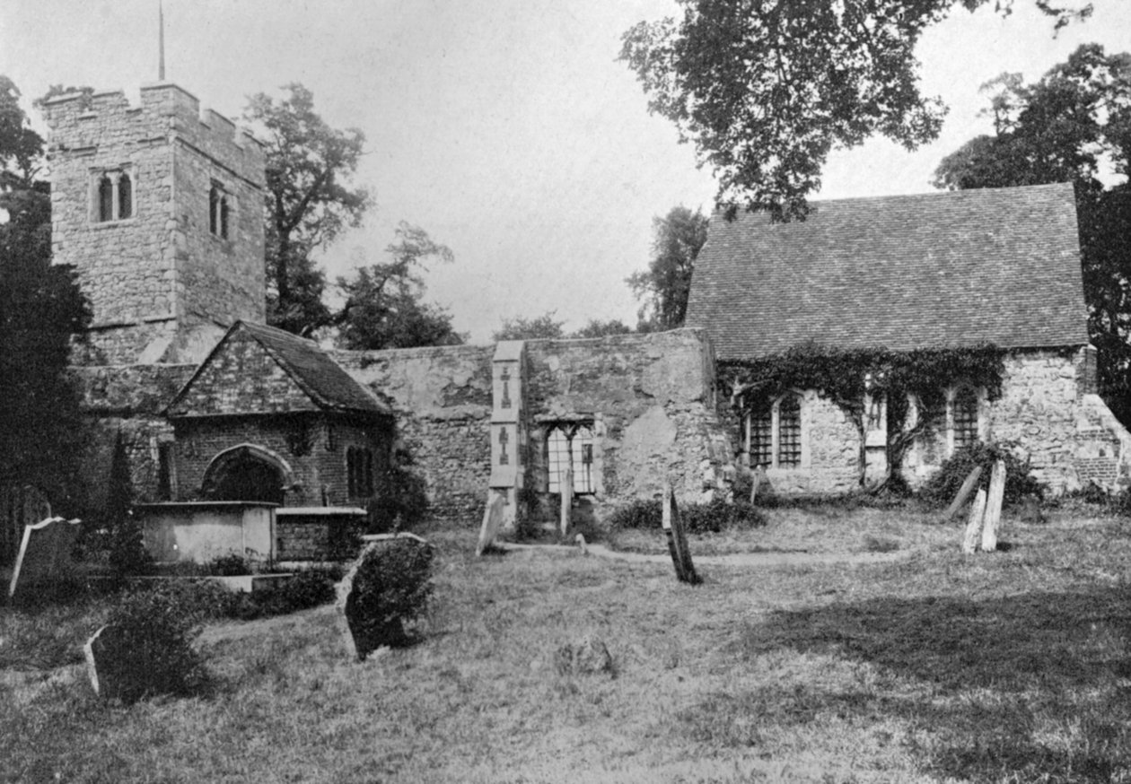 La vecchia chiesa, Chingford, Essex, 1924-1926 da Unbekannt