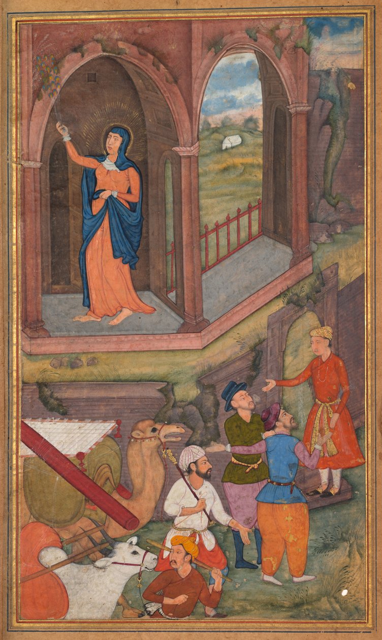 Il luogo di nascita di Gesù, da un Mirat al-quds di Padre Jerome Xavier, 1602-1604 da Unbekannt