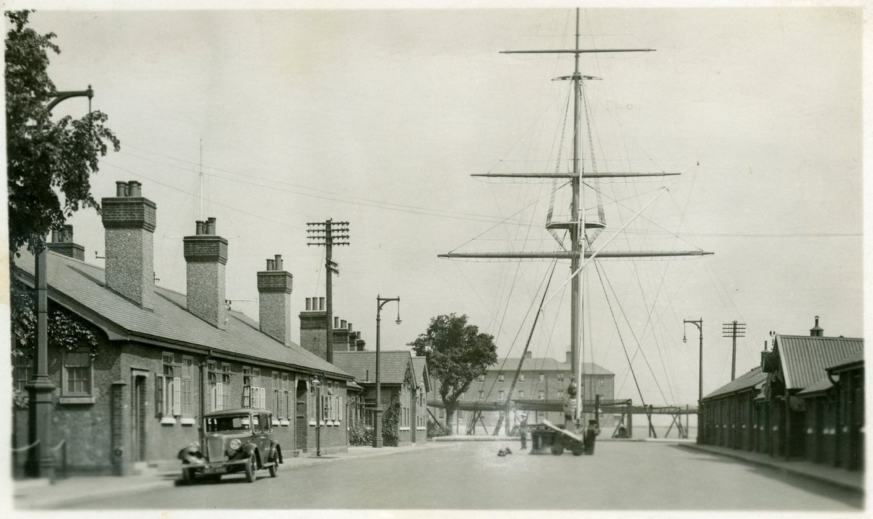 Il ponte di comando, stabilimento di addestramento della Royal Navy, Shotley, Suffolk, 1936 da Unbekannt