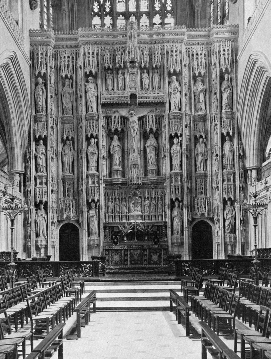 Il Reredos della Cattedrale di Winchester da Unbekannt