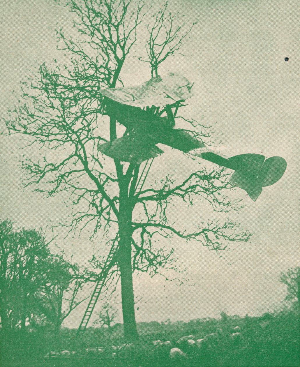 I rischi del volo notturno, c1918 da Unbekannt