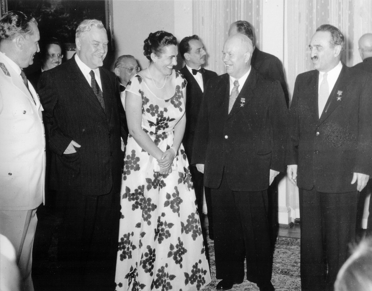 Cerimonia di firma della Dichiarazione di Belgrado, Belgrado, Jugoslavia, 2 luglio 1955 da Unbekannt
