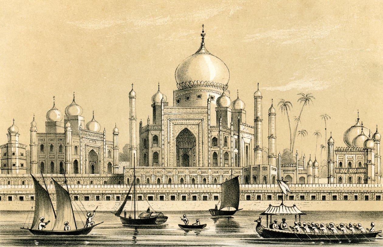 La tomba del favorito Sultano di Akbar Khan ad Agra da Unbekannt