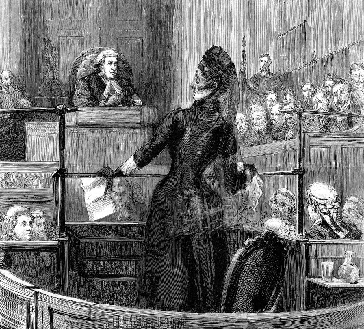 Il processo di Mrs Maybrick a Liverpool, 1889 da Unbekannt