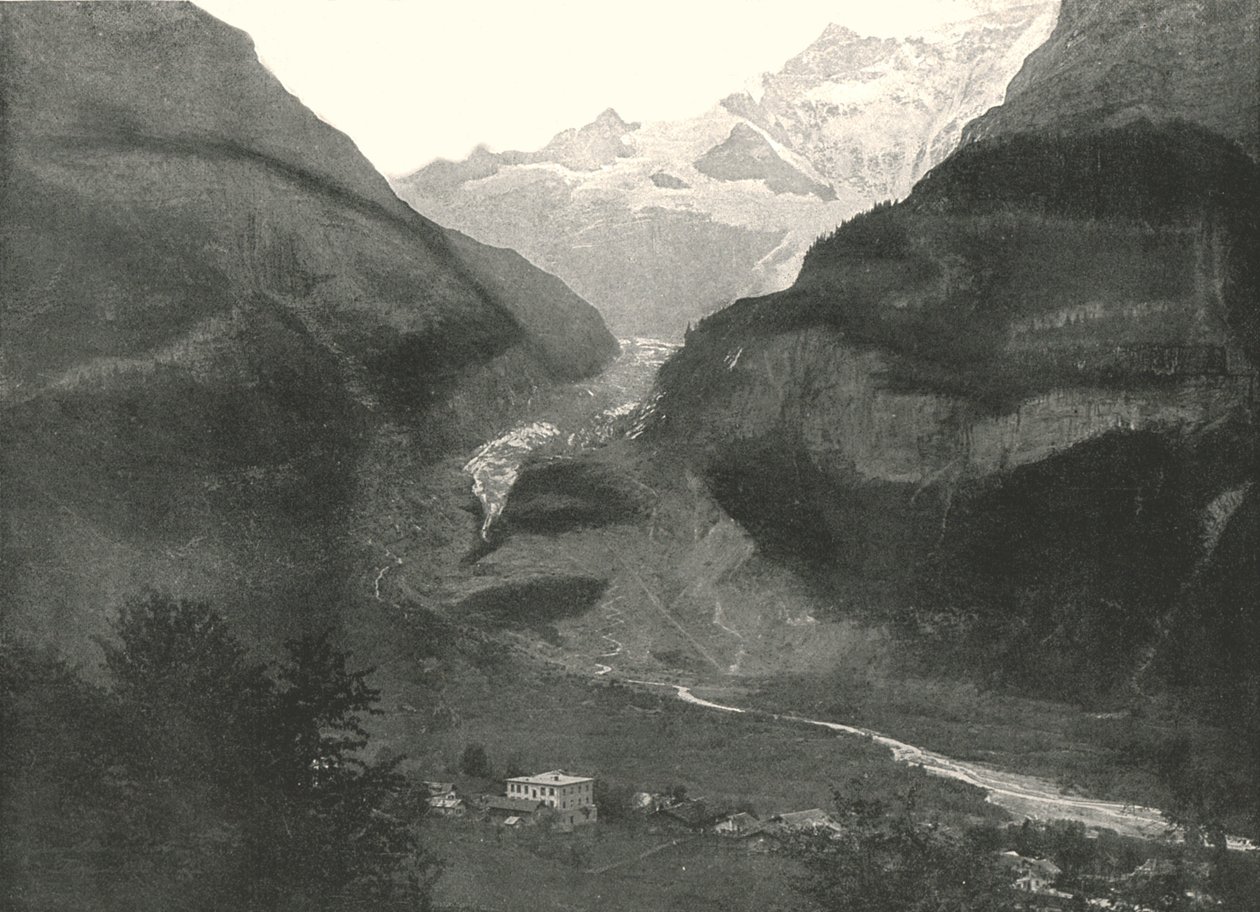 La valle, Grindenwald, Svizzera, 1895 da Unbekannt