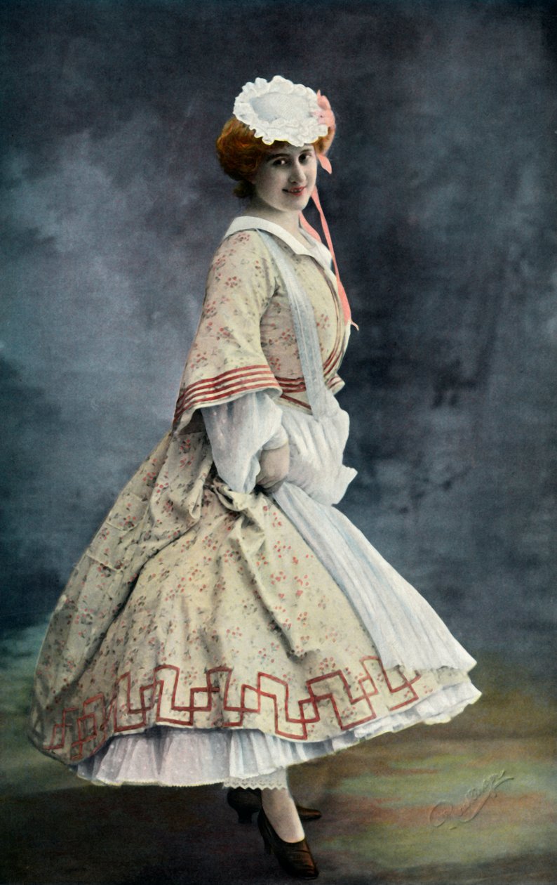 Teatro Des Varietes. La Chauve-Souris. Arlette. - Mlle. Jeanne Saulier, 1904 da Unbekannt