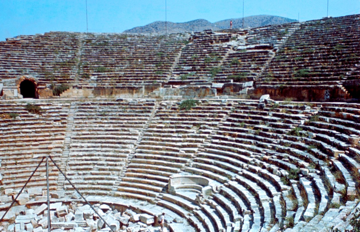 Teatro, Hierapolis, Pamukkale, Turchia da Unbekannt