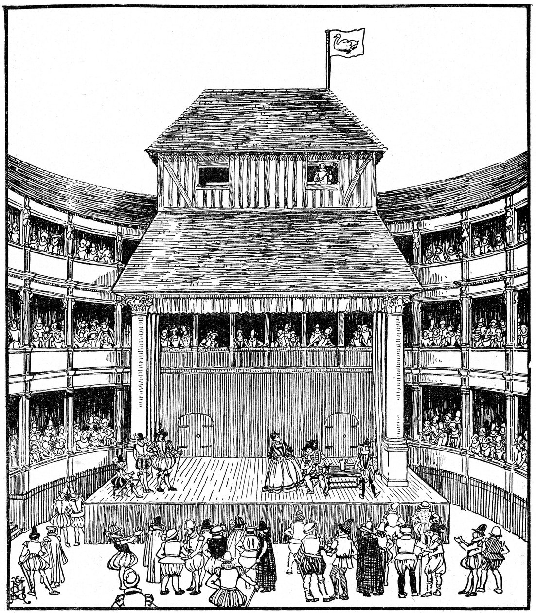 Teatro o teatro nel tempo di Elisabetta I da Unbekannt