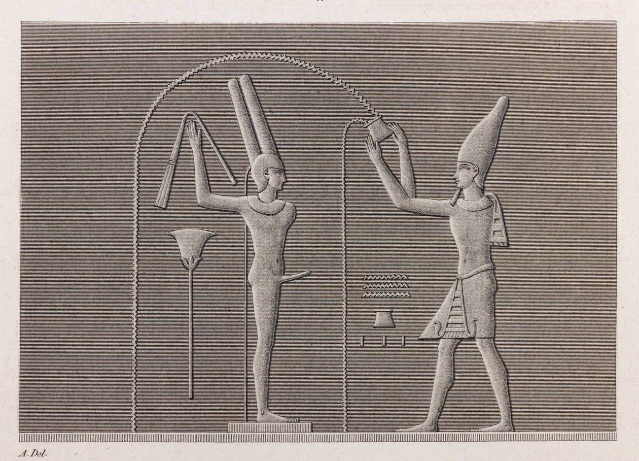 Tebe: Karnak, primo piano da Unbekannt