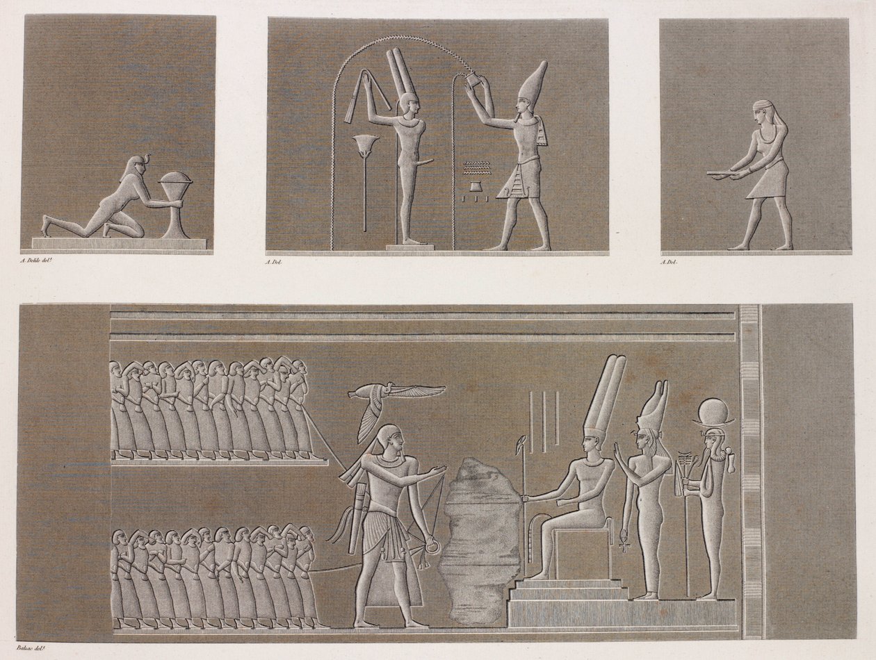 Tebe: Karnak, ravvicinata da Unbekannt