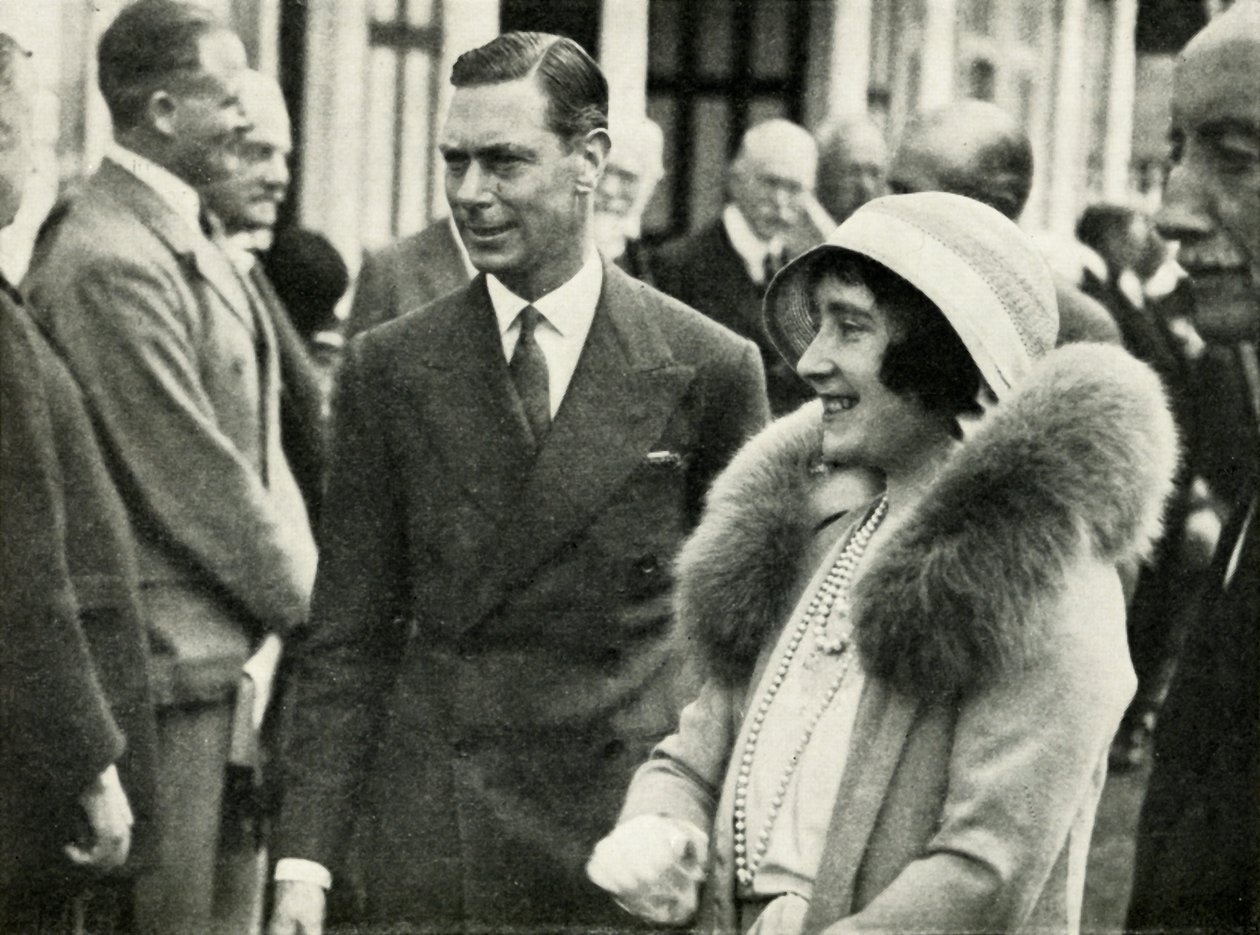 Le loro Maestà alla Fiera Agricola Reale, Southampton, 1932, 1937 da Unbekannt