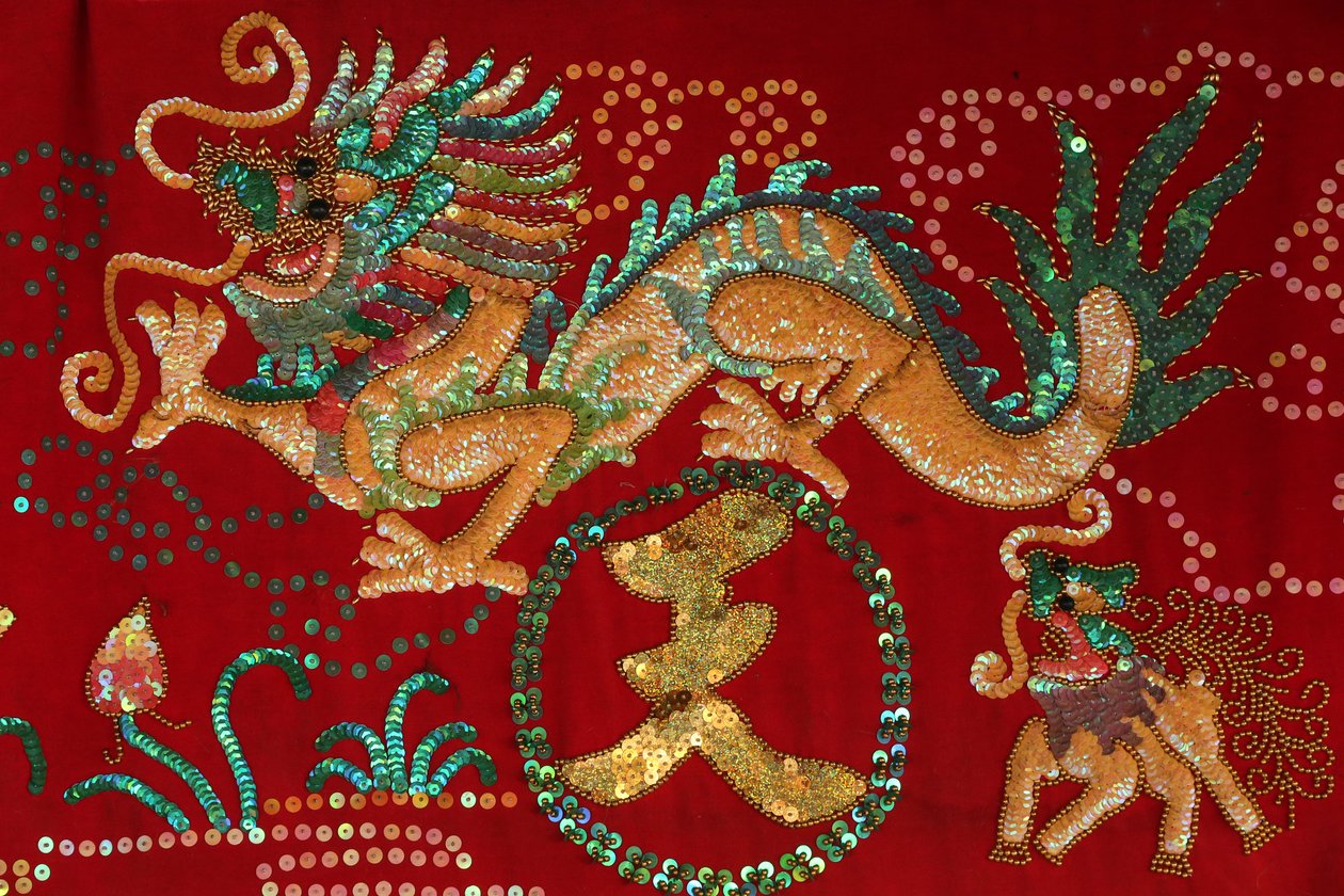 Tempio taoista Thien Hau. Drago. Drago. Ho Chi Minh City. Vietnam da Unbekannt
