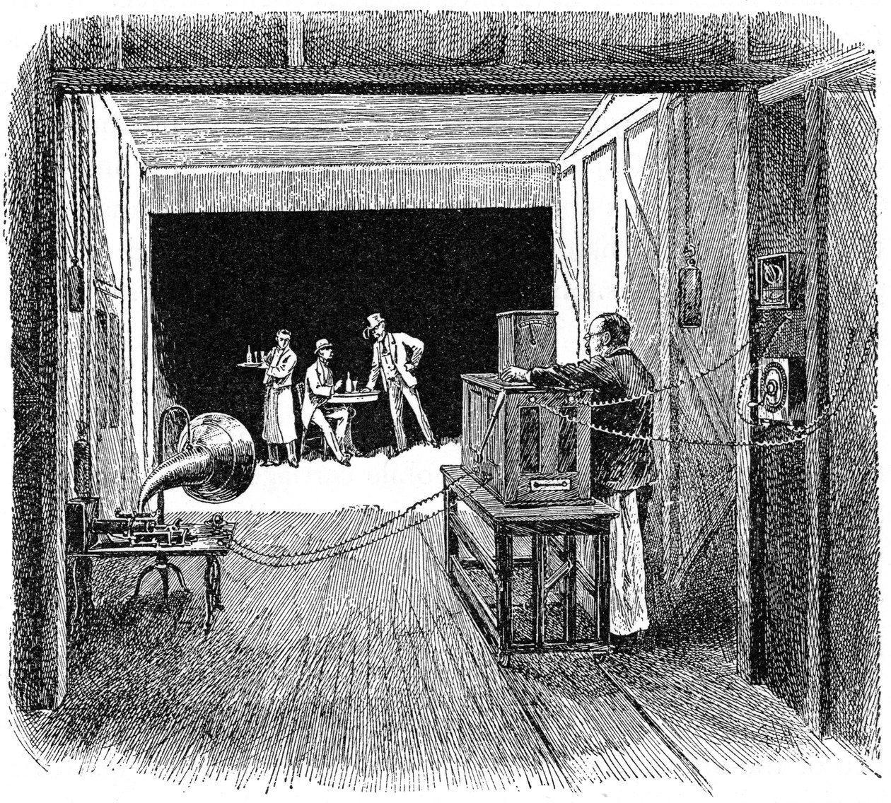 Teatro Kinetografico di Thomas Edison da Unbekannt