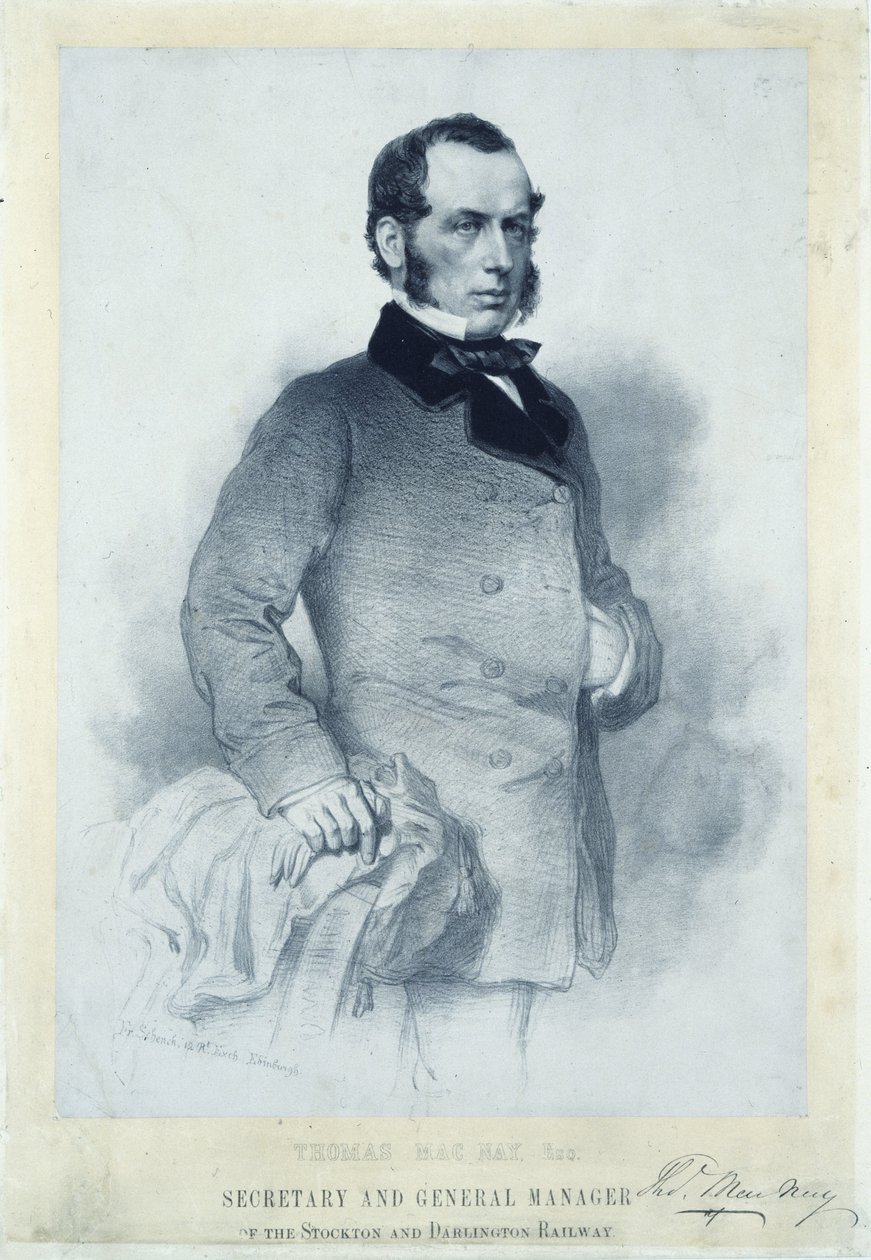 Thomas MacNay, Segretario Ferroviario e Direttore Generale da Unbekannt