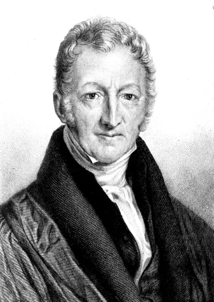 Thomas Robert Malthus, economista e ecclesiastico inglese da Unbekannt