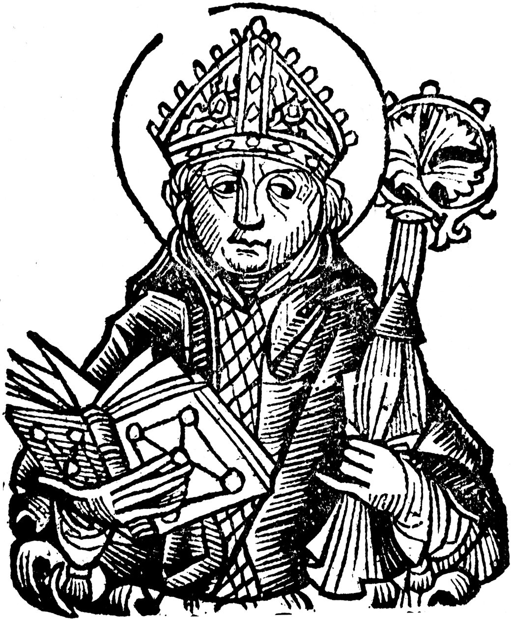 Thomas Becket 1118-1170, chierico inglese, santo e martire, 1493 da Unbekannt