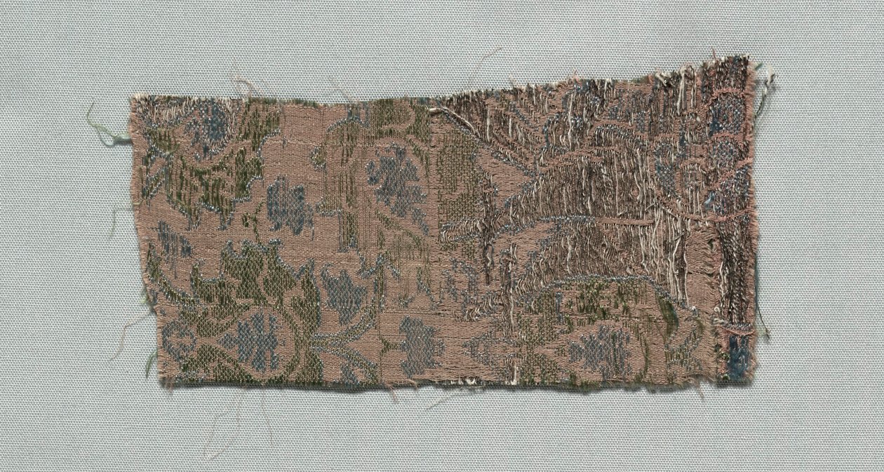 Tre frammenti di seta gotica italiana, 1350-1399 da Unbekannt