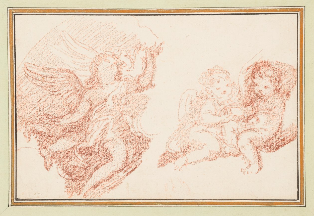 Tre putti da Unbekannt