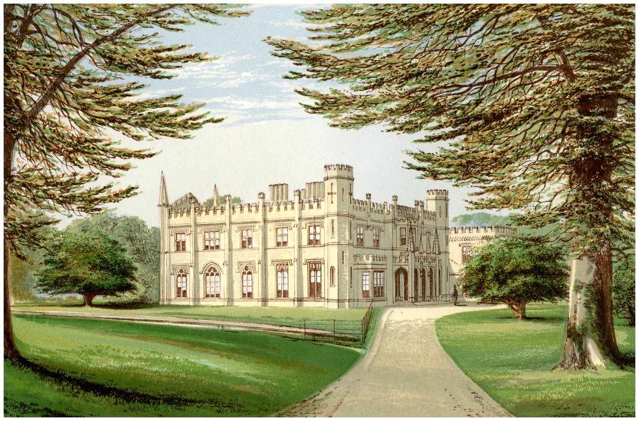 Thrybergh Park, Yorkshire, casa della famiglia Fullerton, c1880 da Unbekannt