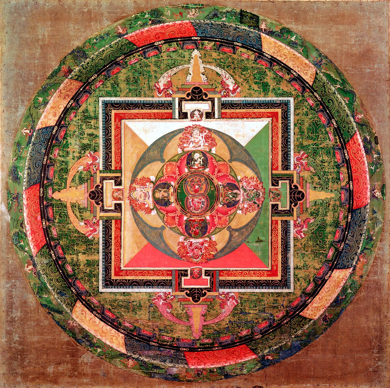 Mandala buddista tibetano da Unbekannt