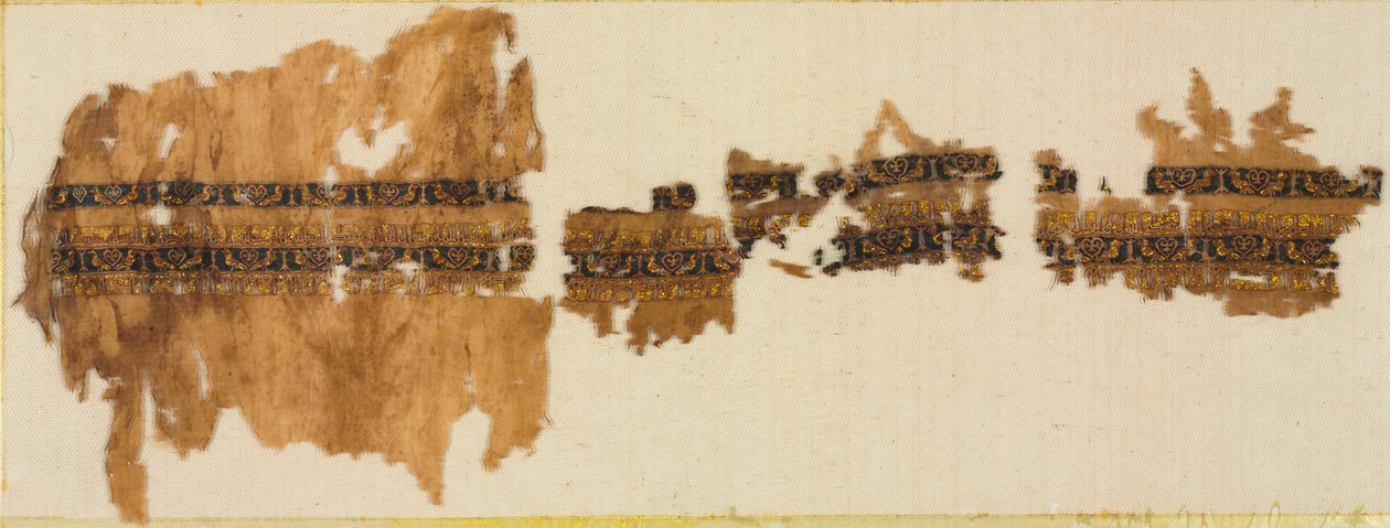 Tiraz con oro, probabilmente da una manica larga, 1013-1020 da Unbekannt