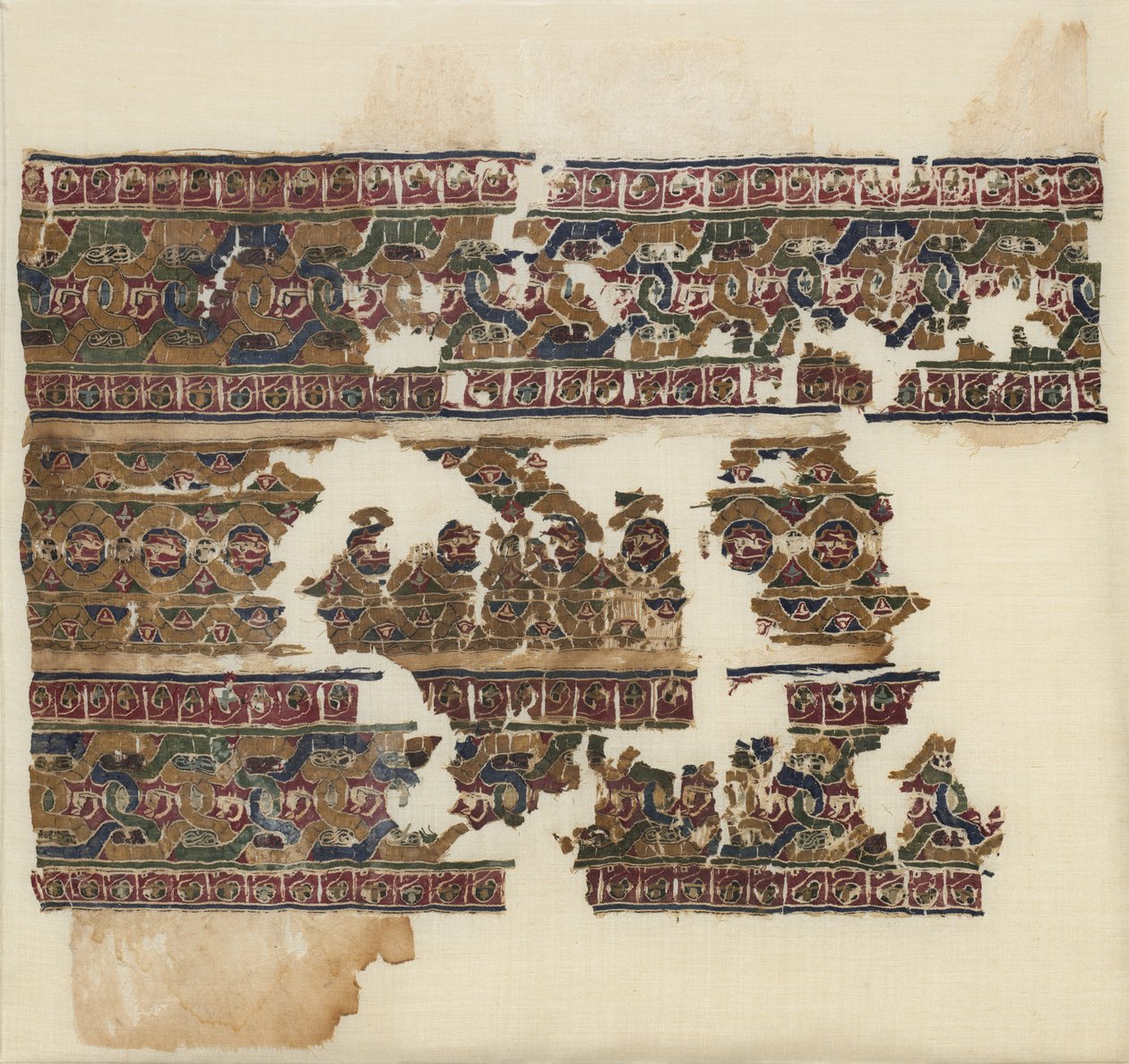 Tiraz con bande a guilloche, 1075-1125 da Unbekannt