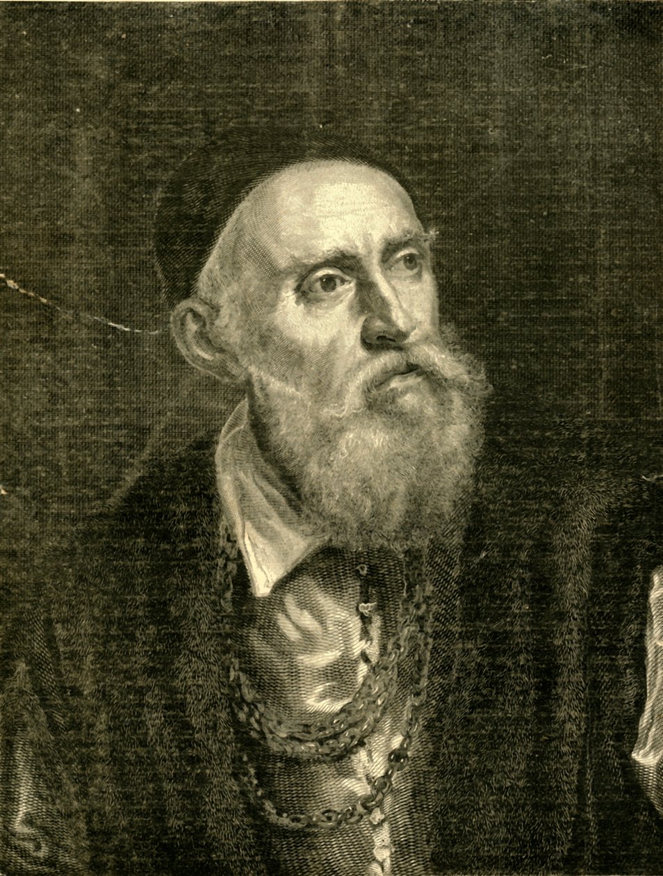 Ritratto di Tiziano di se stesso, 1882 da Unbekannt