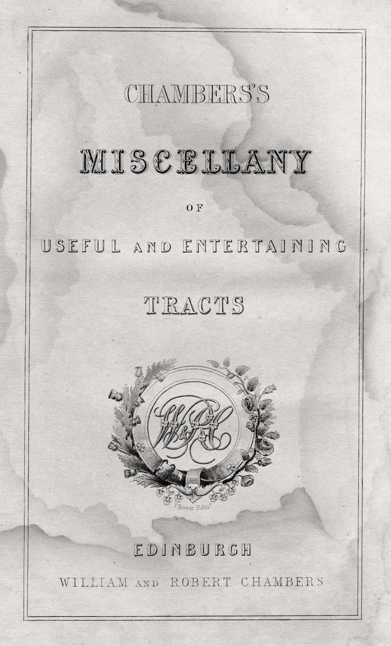 Pagina del titolo di Chambers