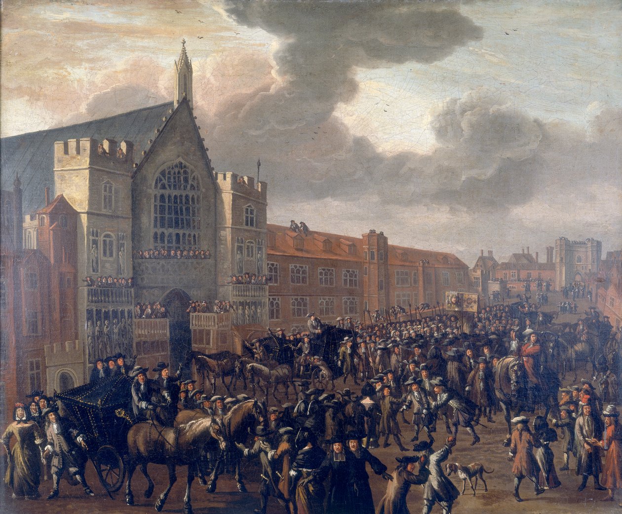 Titus Oates nella Berlina, c. 1687 da Unbekannt