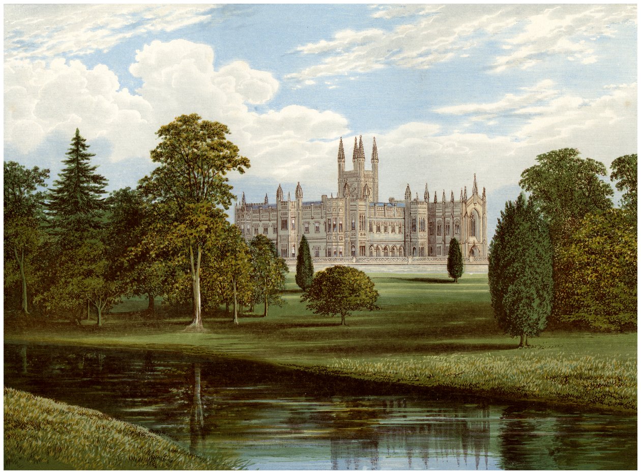 Toddington Park, Gloucestershire, casa di Lord Sudeley, c1880 da Unbekannt