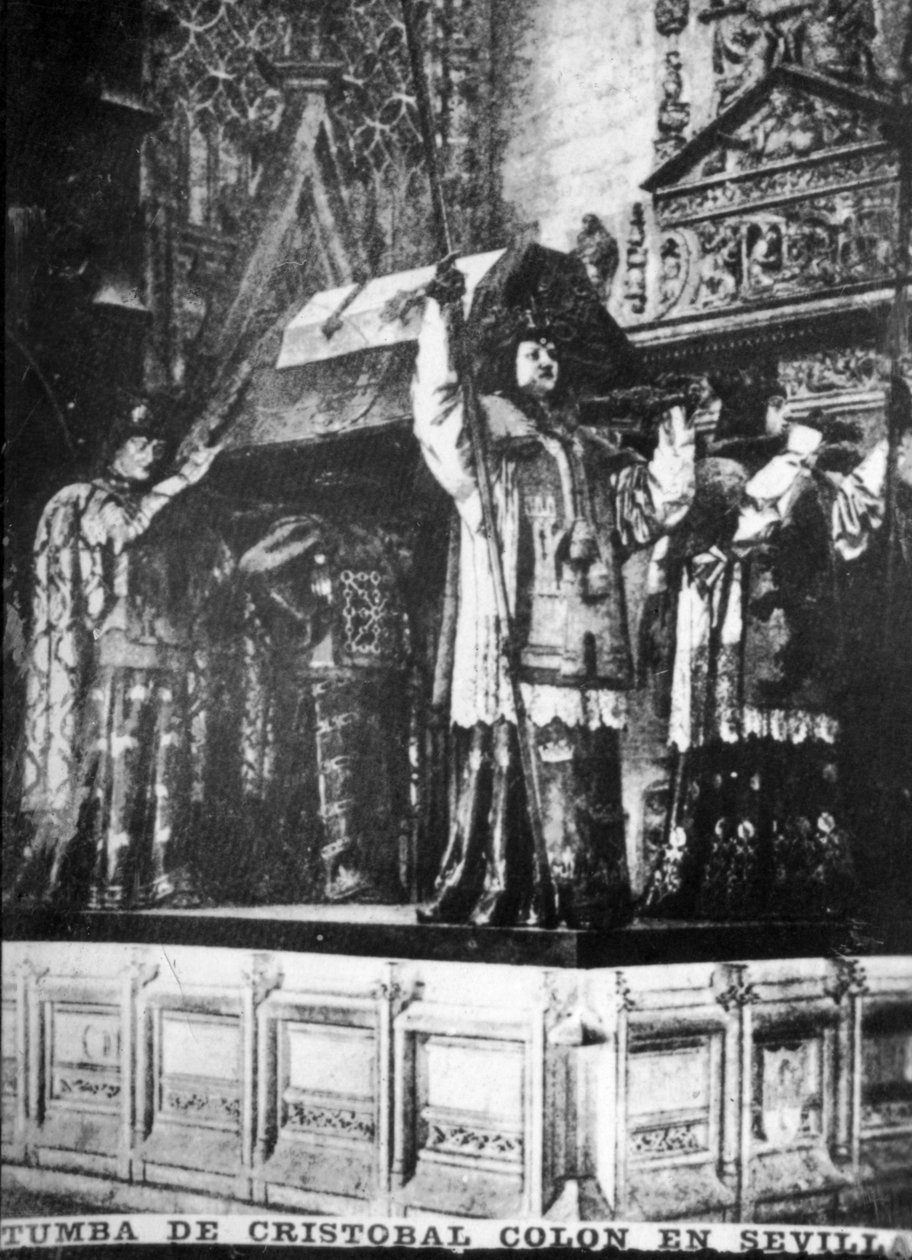 Tomba di Cristoforo Colombo, 19° secolo, 1920s da Unbekannt