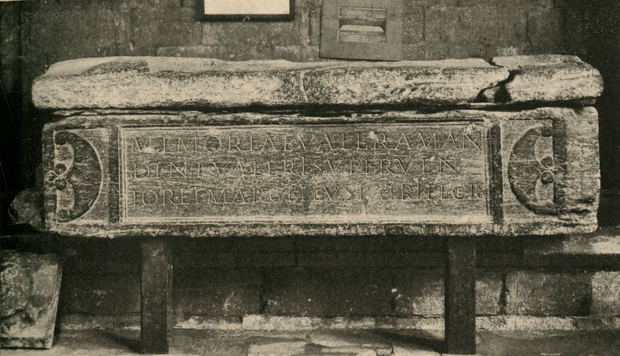 Tomba di Valerius Amandinus Un Generale Romano, 1908 da Unbekannt