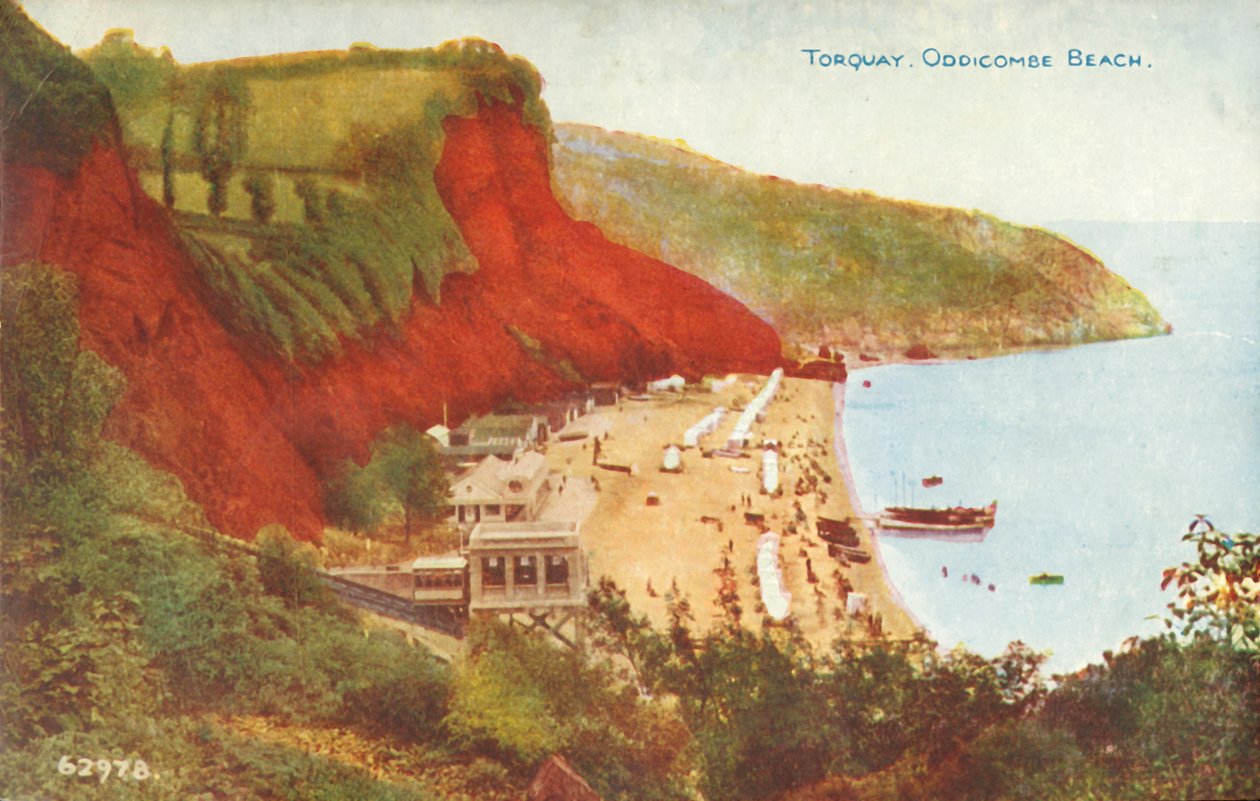 Torquay, Spiaggia di Oddicombe, fine XIX-inizio XX secolo da Unbekannt