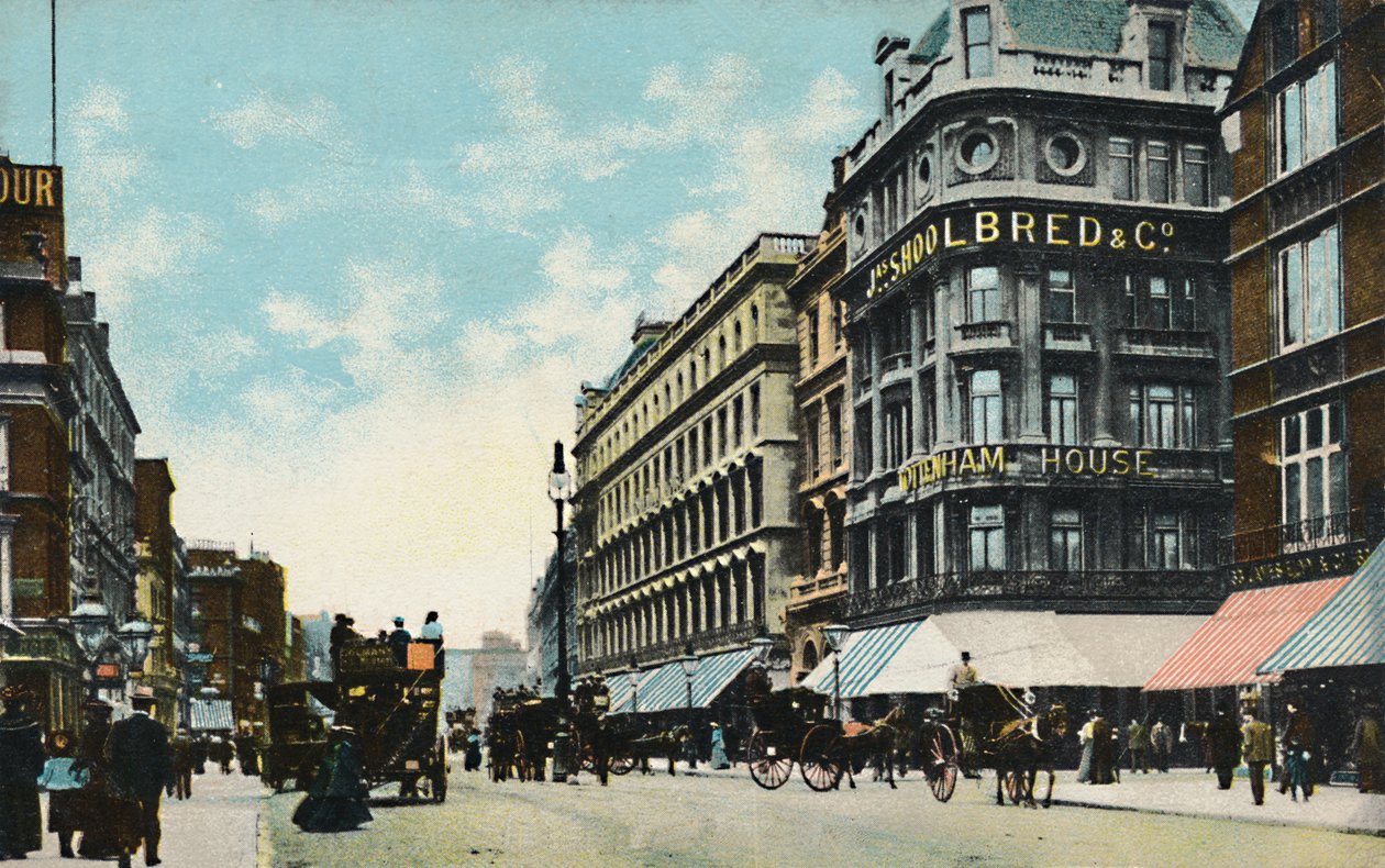 Tottenham Court Road, Londra, 1906 da Unbekannt